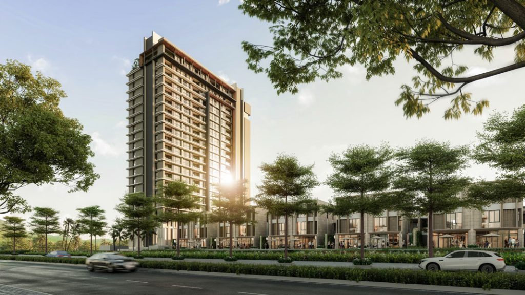 phoi canh can ho la boutique villa tai le meridien da nang